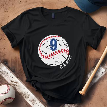 Custom Baseball Number Tshirt