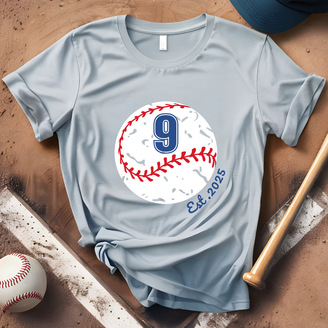 Custom Baseball Number Tshirt