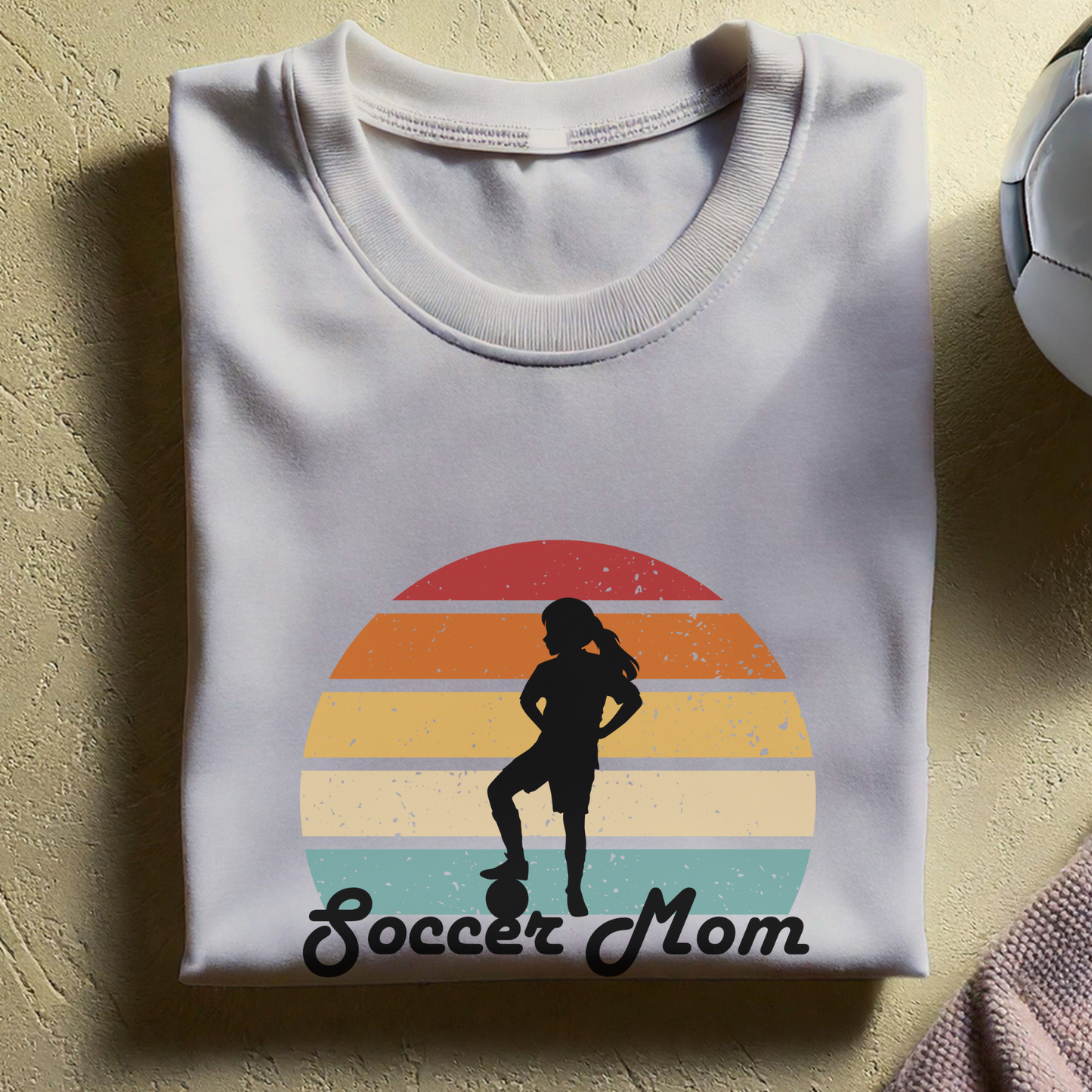 Soccer Mom Girl Sunset