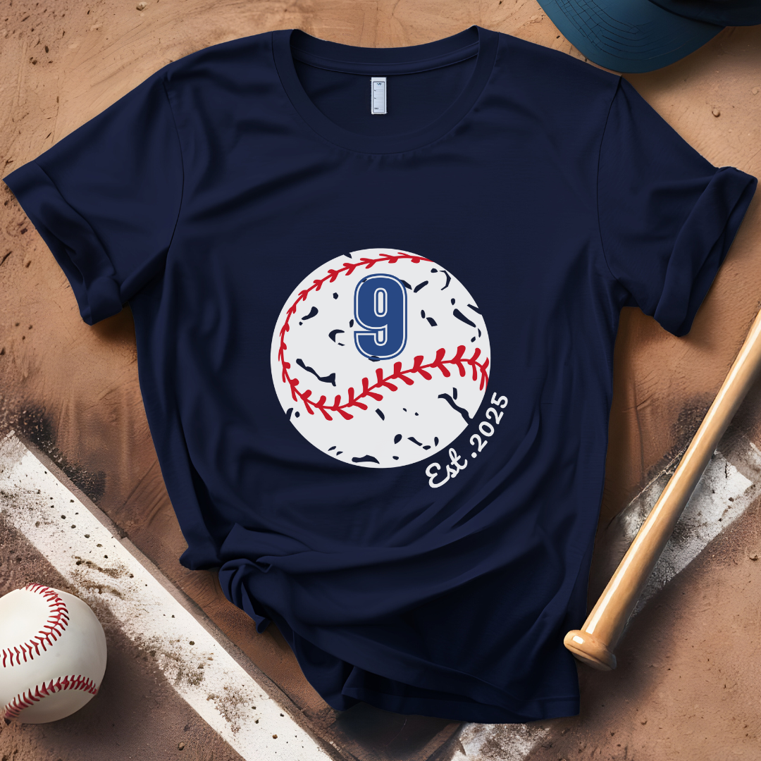 Custom Baseball Number Tshirt