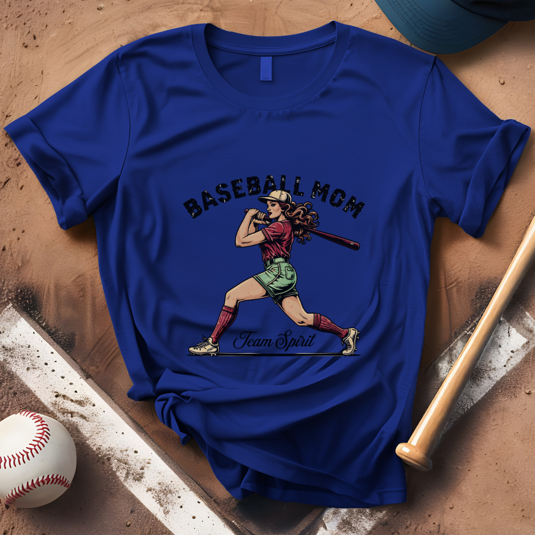 Vintage Baseball Mom