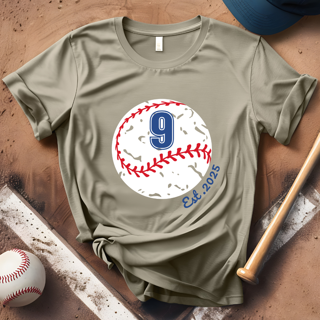 Custom Baseball Number Tshirt